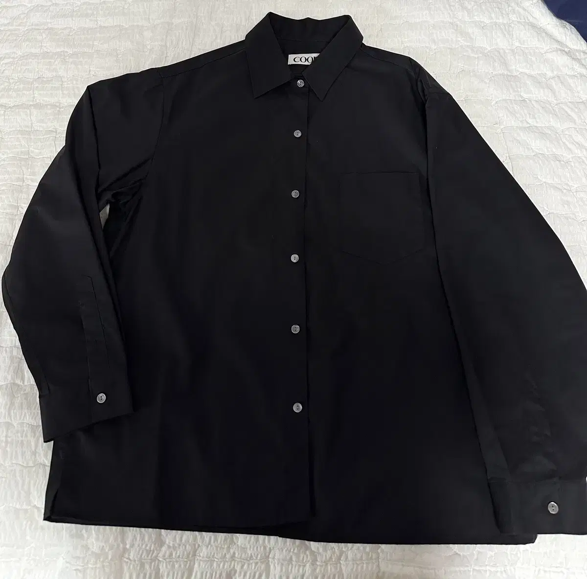 Coeur Supima Cotton Shirt Black S