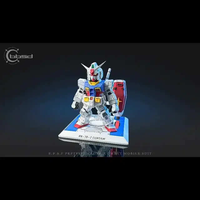 [예약] BBSD x FW RX-78-2 원조건담 레진 피규어