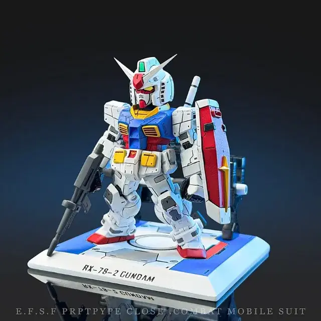 [예약] BBSD x FW RX-78-2 원조건담 레진 피규어