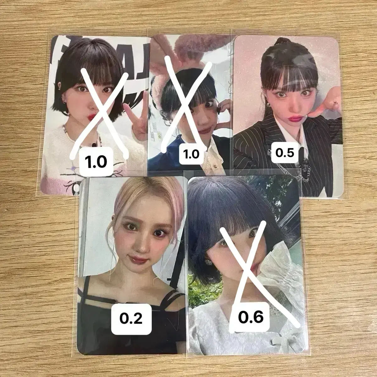 eunha photocard unreleased photocard bobob pull-ups seasons greetings tc concert dogan bunya bunny