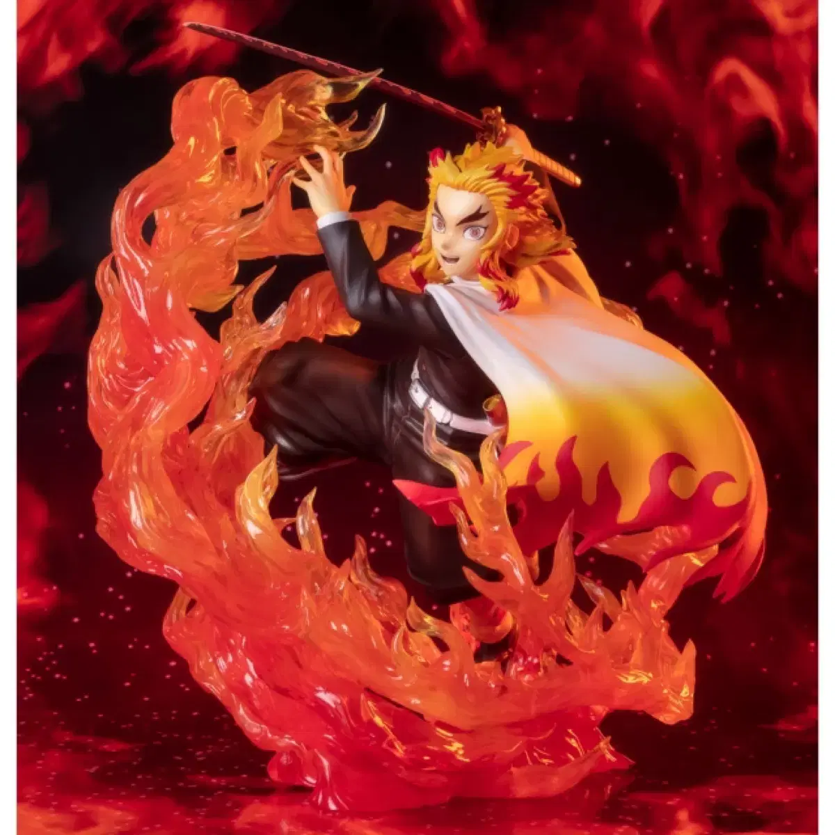 Simple Unsealed Demon Slayer Rengoku Figure Itsuzero Breath of Flame