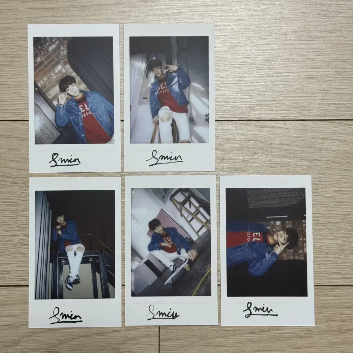 Straykids Unveiled 1 @straykidsunveiled polaroid pola photocard photocard kim seungmin Seungmin