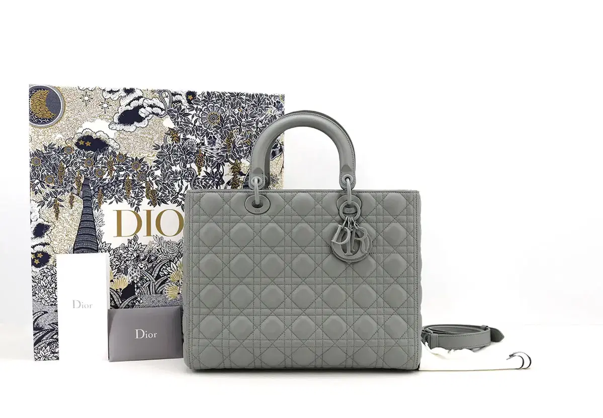 [Good second-hand goods Busan store] Dior Lady Canage Large Gray M0566 A+