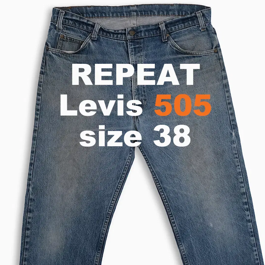 Levi's 505 Orangetab 80s USA 38 size OR5054028