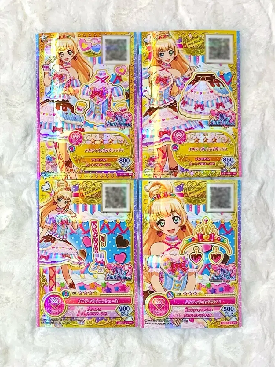 I.M. Stars Aikatsu Stars! Shiratori Hime Premium Melty Whipped kard Set