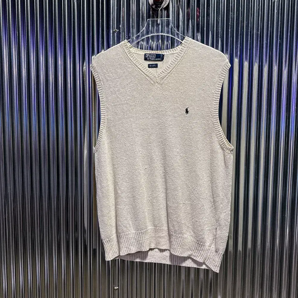 Polo Ralph Lauren V-neck knit vest (domestic M) CB742