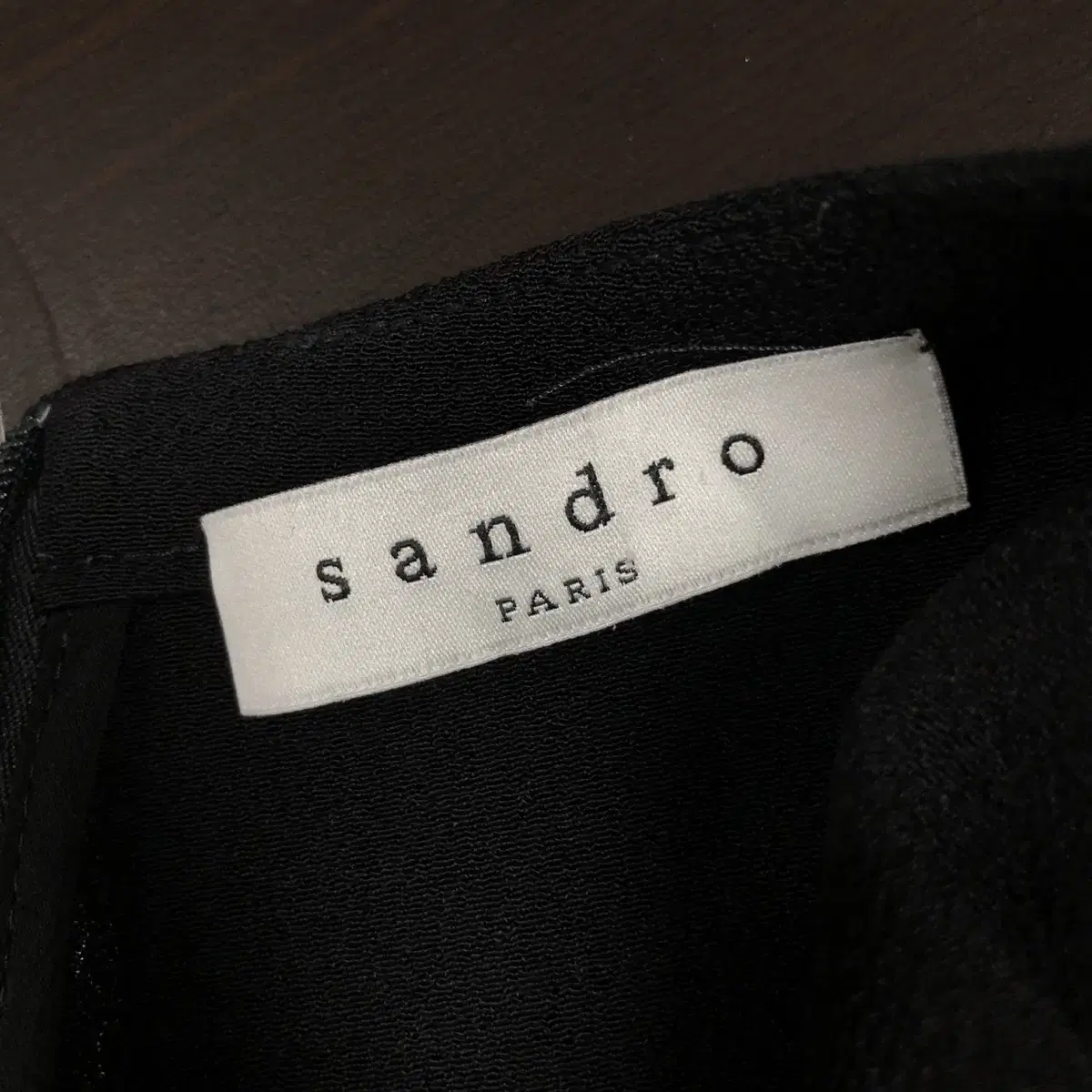 [ SANDRO ] 산드로 블랙컬러 레이스 블록 원피스