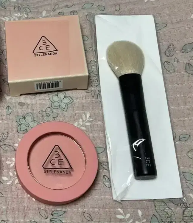 (NEW)3CE Purecake Blush + Brush