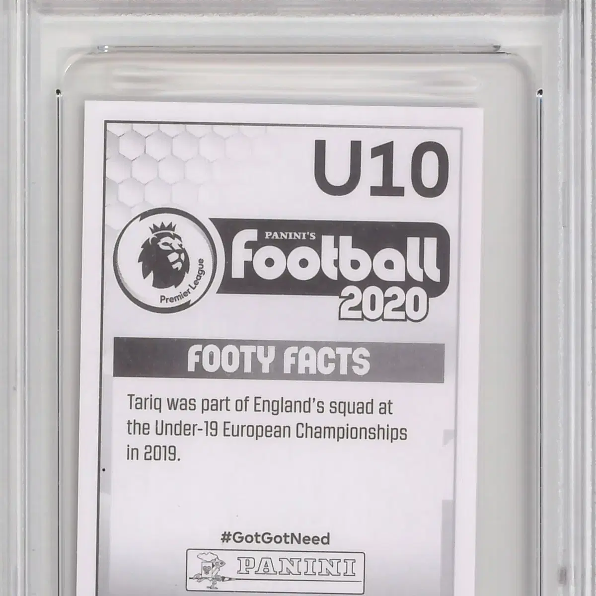 2019 파니니 EPL 타리크 램프티 루키 스티커 PSA10