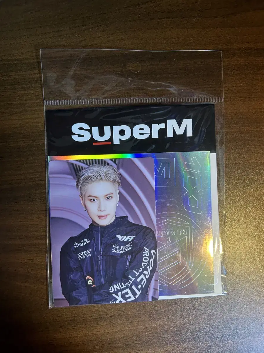 SuperM taemin ID card set stickers only