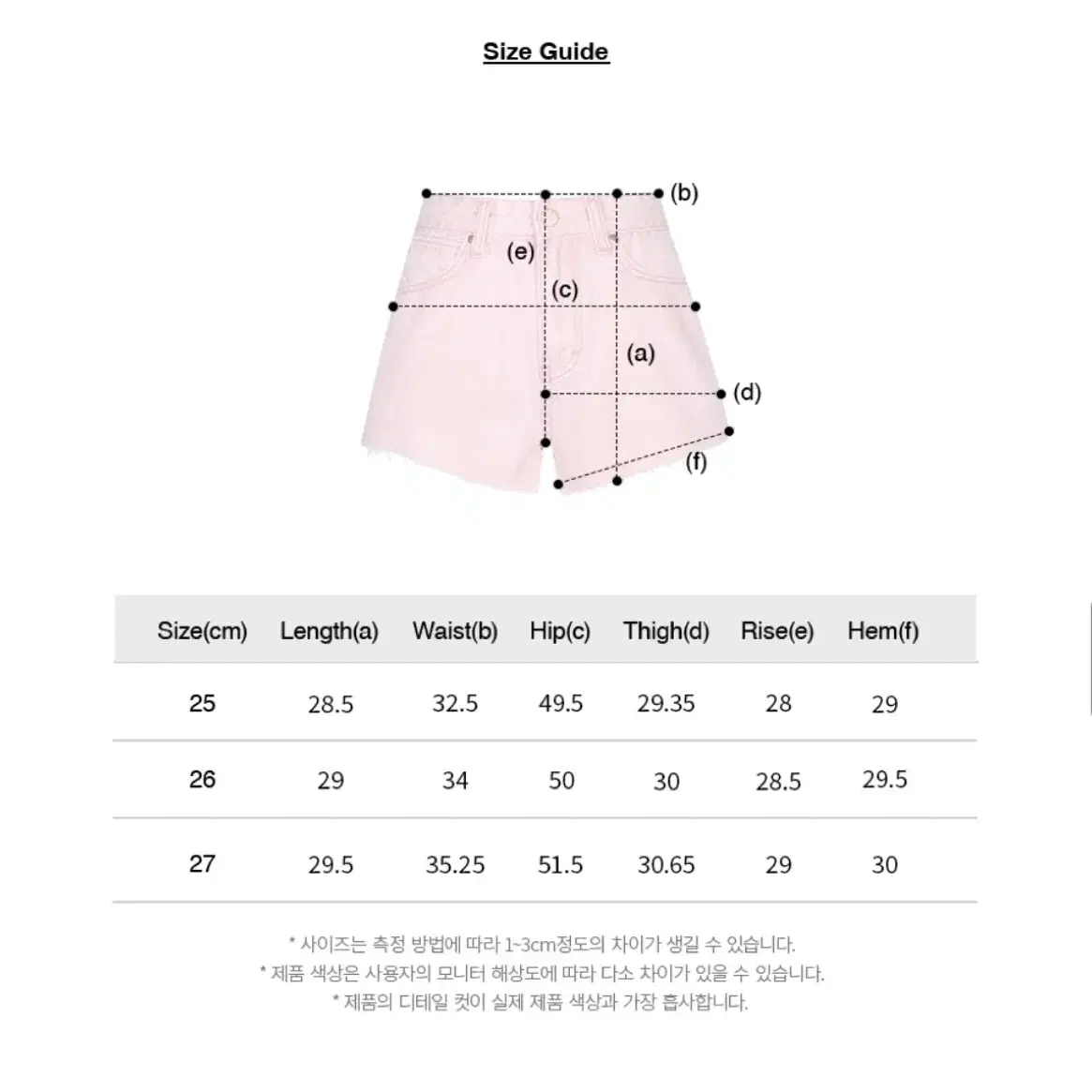 랭글러 데님쇼츠 판매합니다