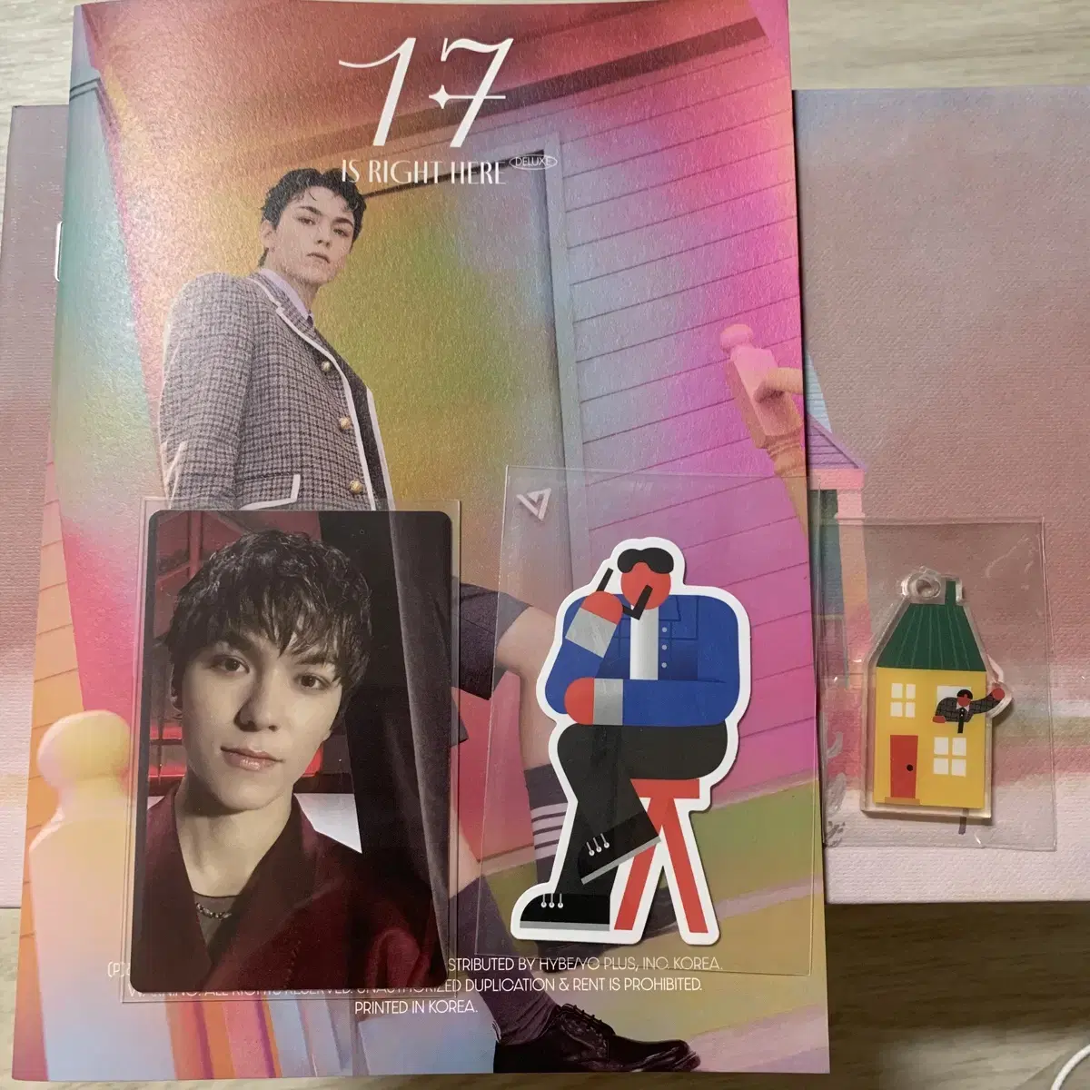 Seventeen Best Album Deluxe, Feathersun Weverse Album vernon wts