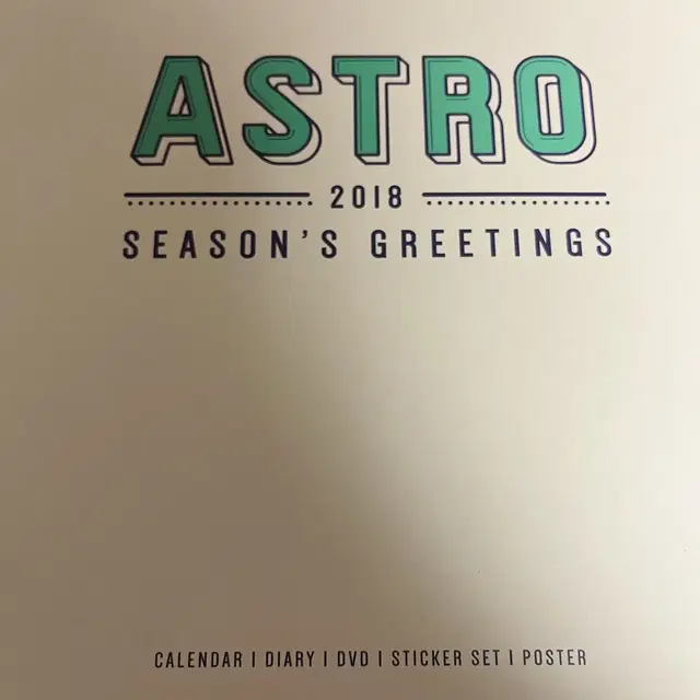 아스트로 2018 시즌그리팅 풀셋 양도