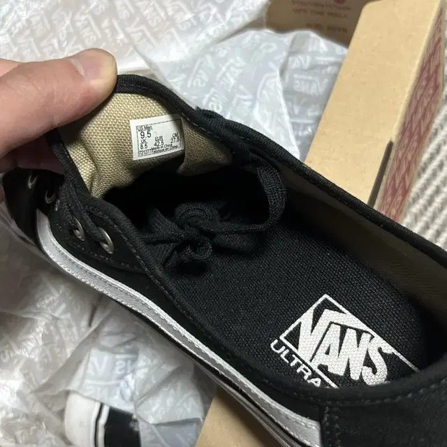 [ 275mm ] Vans 반스 블랙볼 블랙 클래식 스니커즈