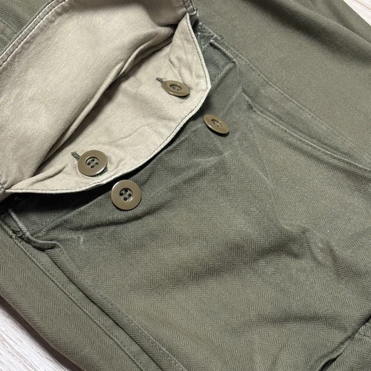 풀카운트fullcount M-47army cargo pants (HBT)