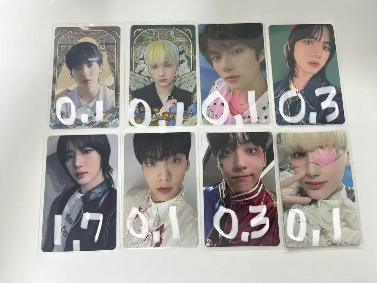 txt m2u beomgyu harlequin soobin photocard