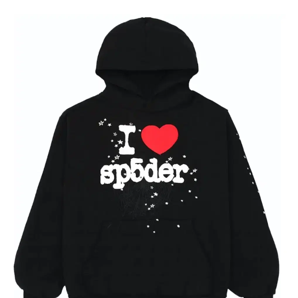 Sp5der I heart SP5 hoodie 스파이더 후드티