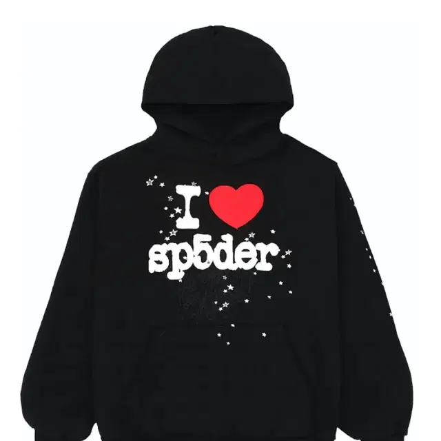 Sp5der I heart SP5 hoodie 스파이더 후드티