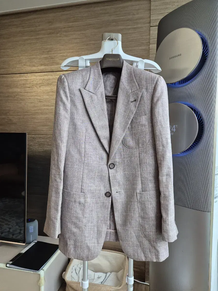 [Bispoke] Single Peak Drapel Sport Coat Slim 100