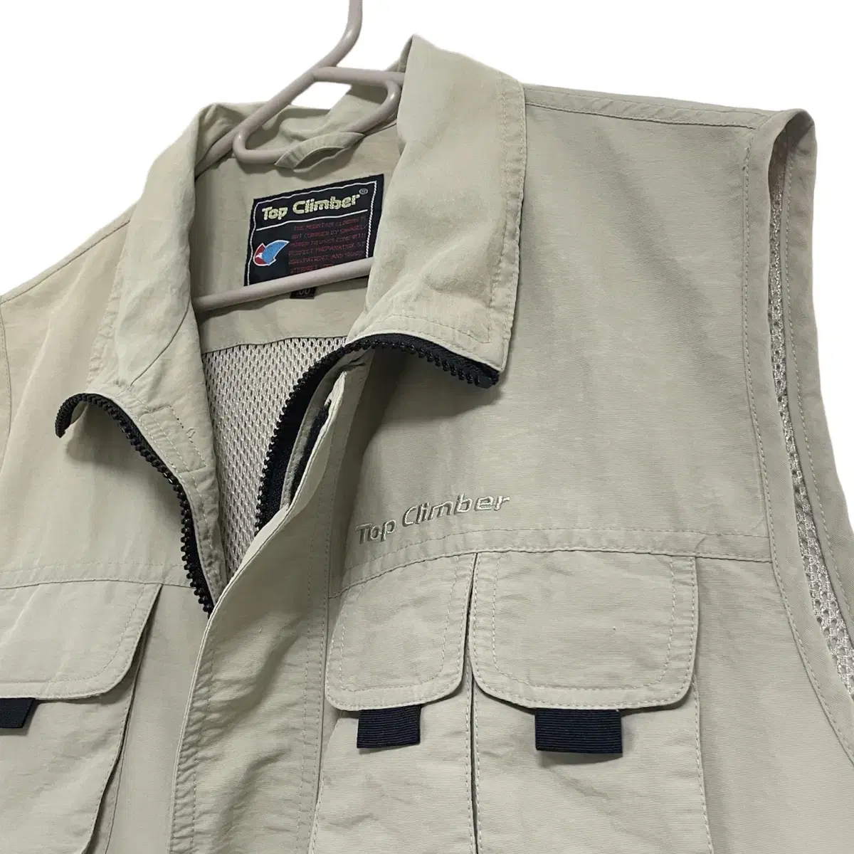 Top climber cargo pocket vest