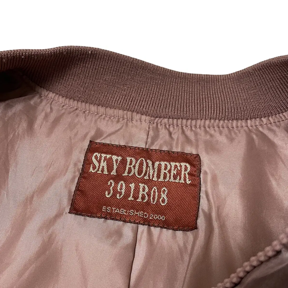 Sky bomber pink glossy jacket