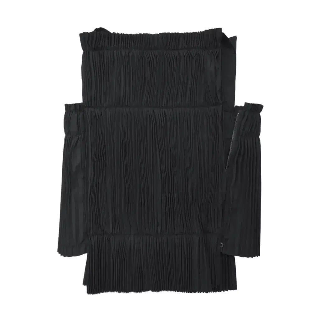 에옹쓰 eonts square pleats top black