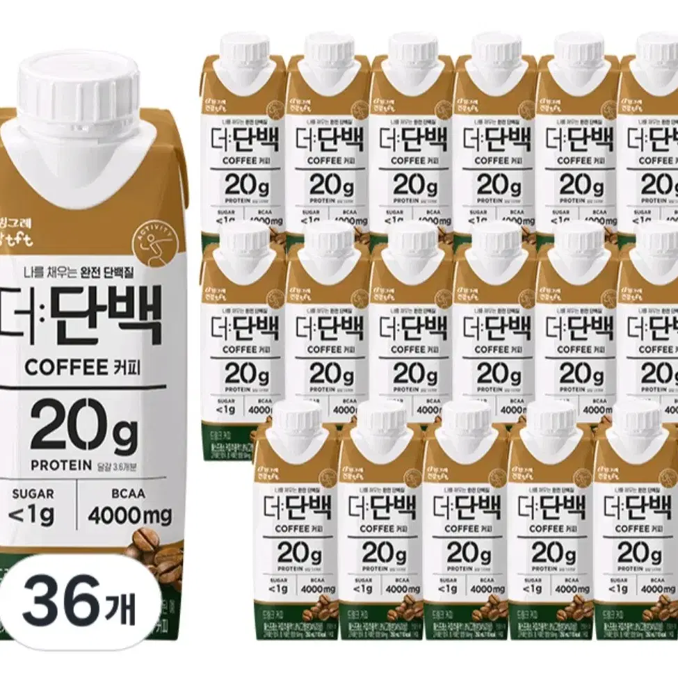 빙그레더단백드링크음료커피맛250MLX36개헬스40900원