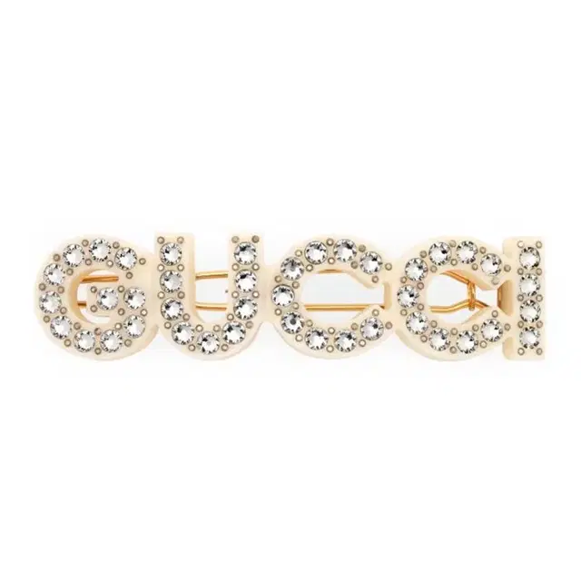 (새상품/박스그대로) 구찌 gucci 화이트 헤어핀 헤어악세사리