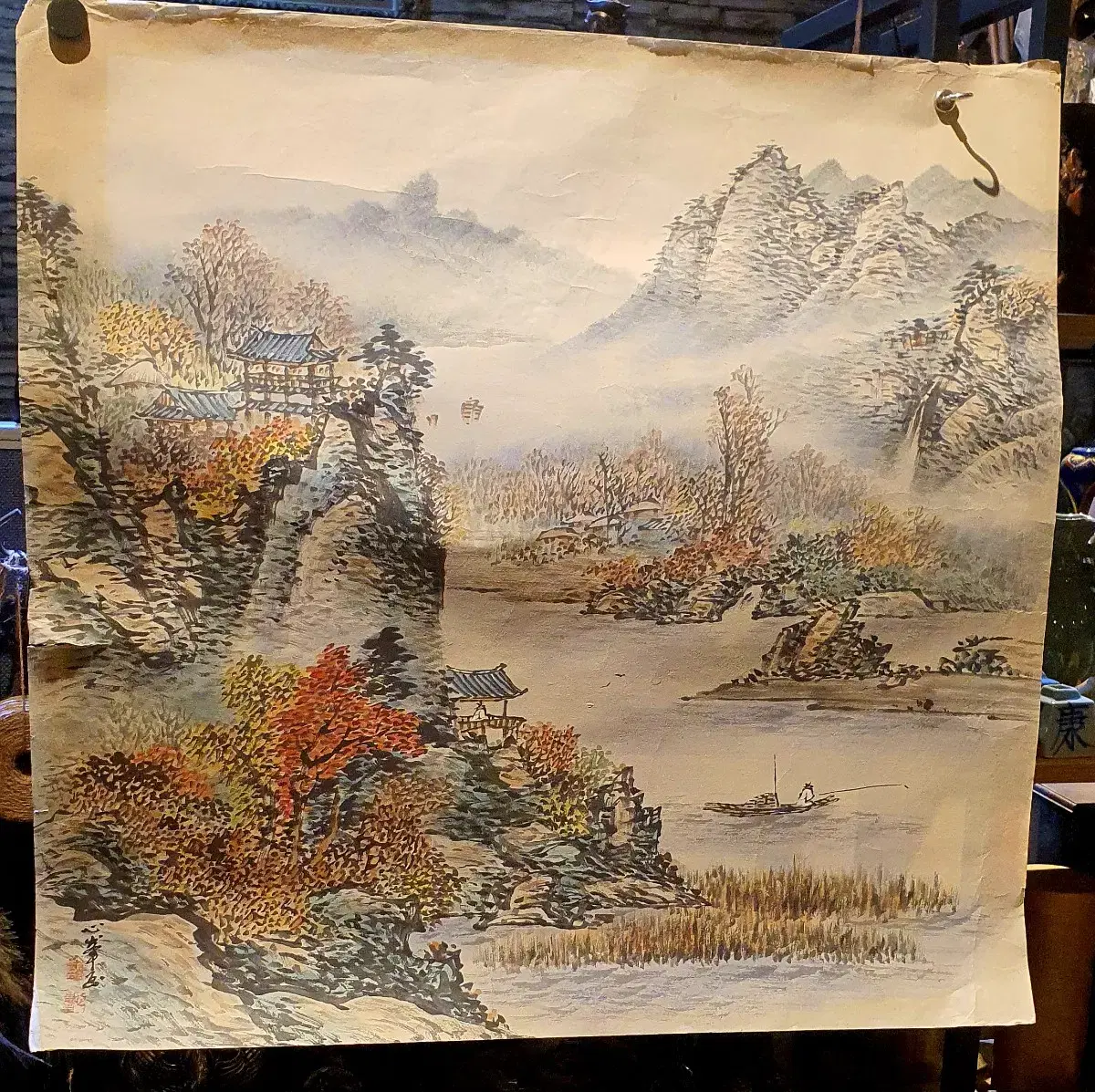 동양화 산수풍경 그림