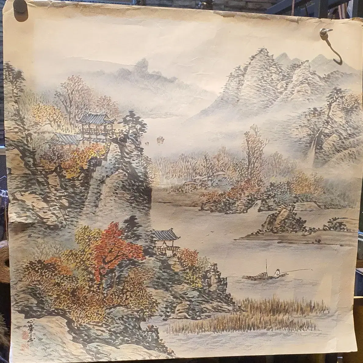 동양화 산수풍경 그림