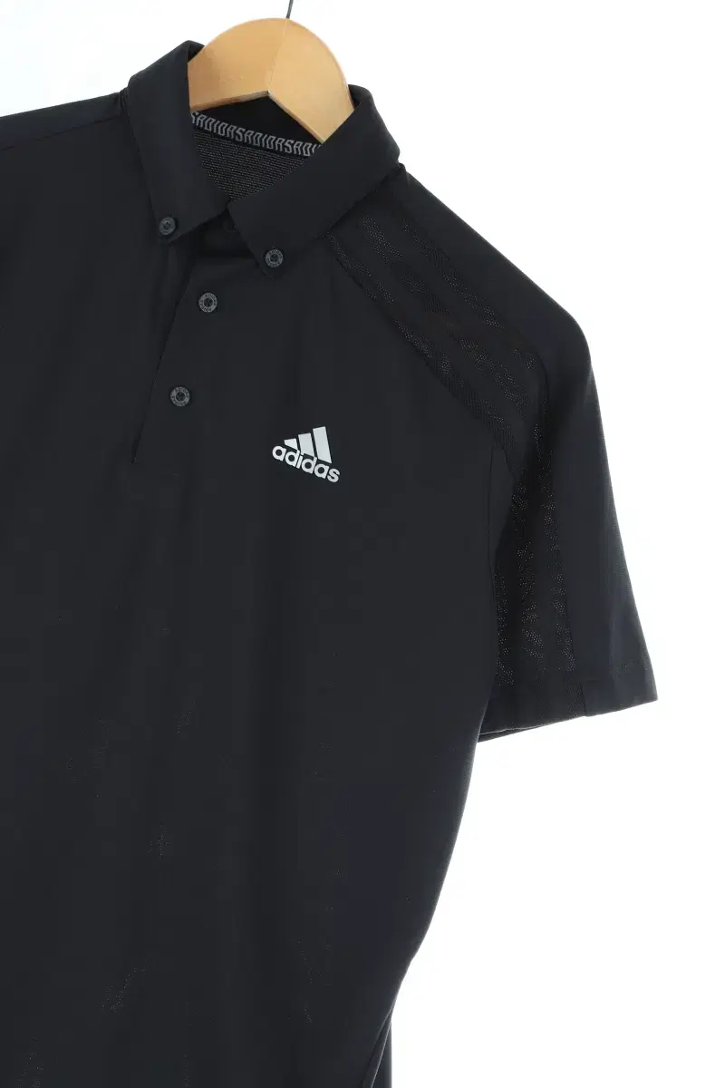 (M) Adidas Short Sleeve kara T-Shirt Black Functional Old School - DB5B