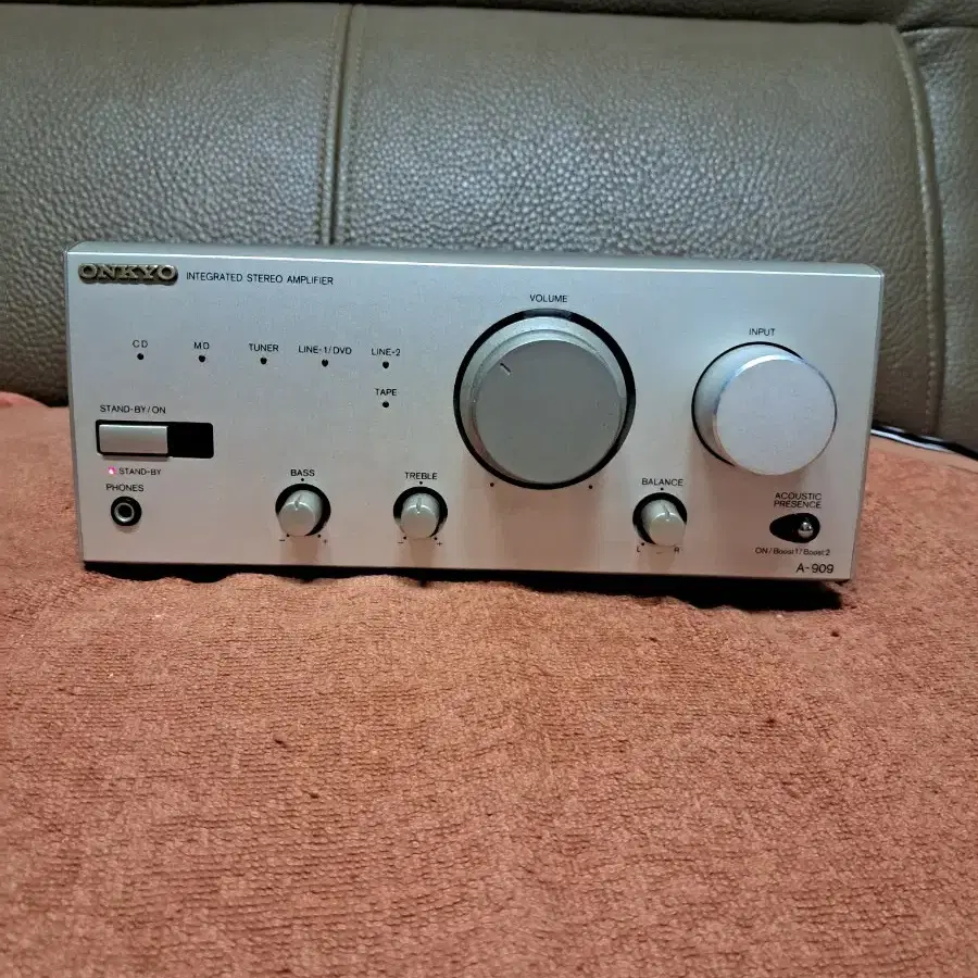 ONKYO  INTEGRATED STEREO AMPLIFIER A-909