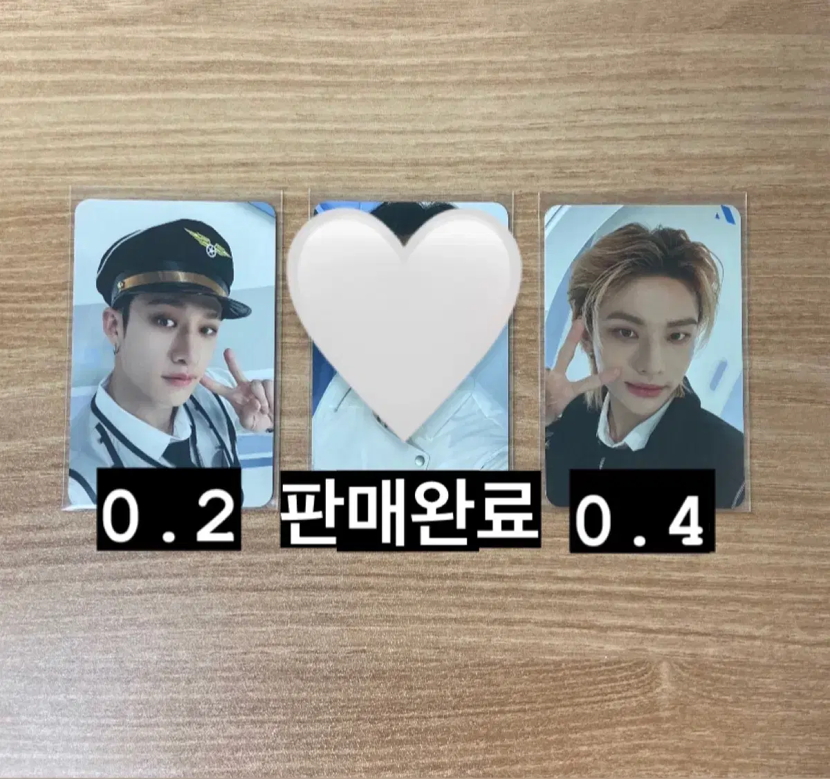 SKZ Pilot Chan,Changbin,Hyunjin fanmeeting photocard Sells