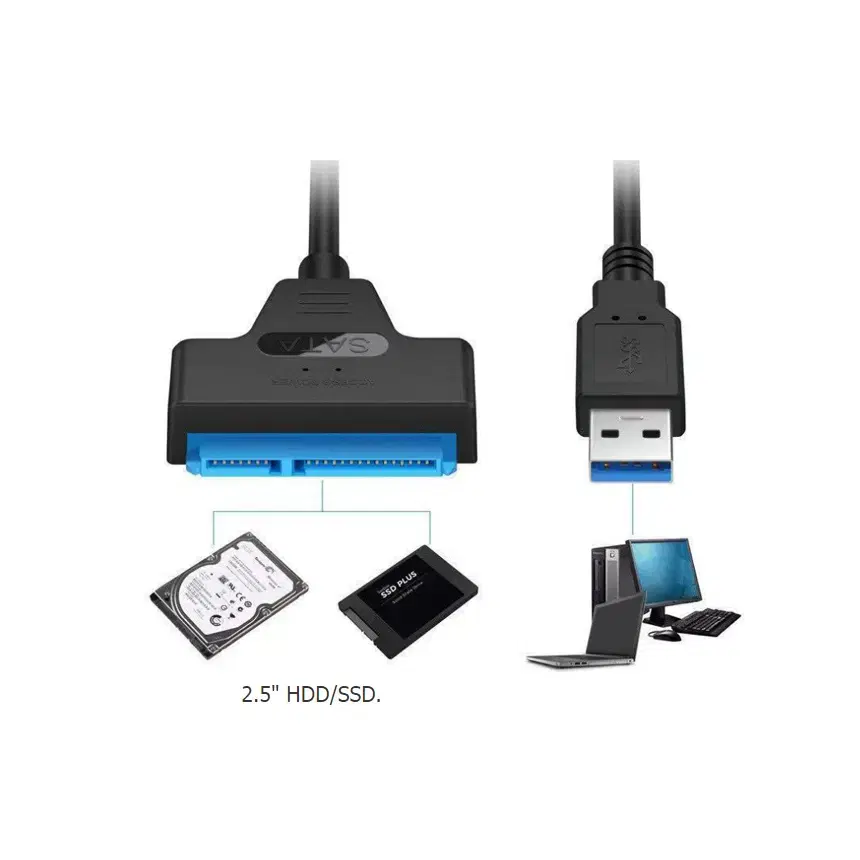 USB3.0 연결 SATA 2.5인치 저장장치 변환 컨버터