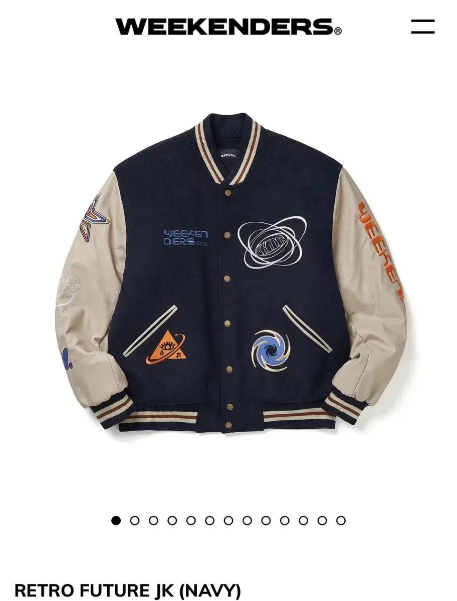 ( M ) Wickanders Retro Future Jacket Varsity