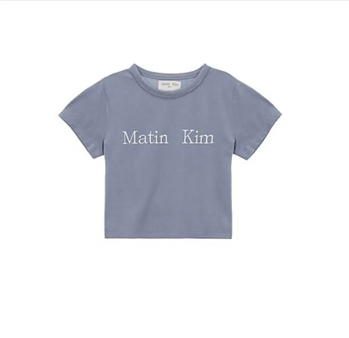 Mataengkim Logo Logo Crop T-Shirt