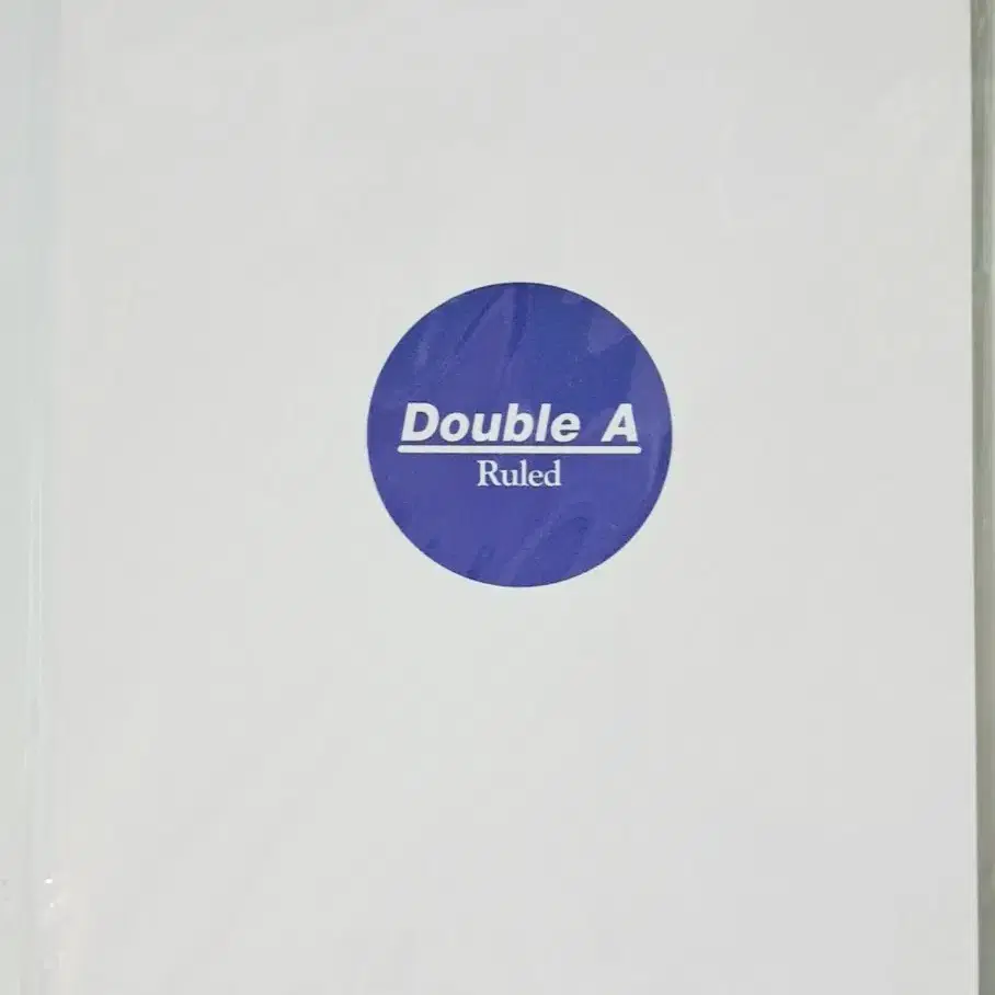 Double a/ruled 공책