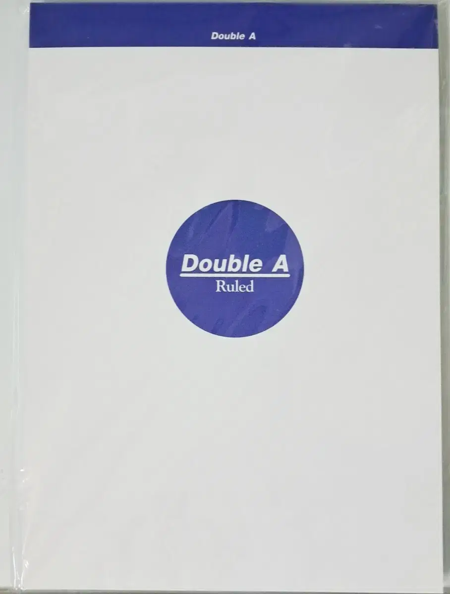 Double a/ruled notebooks