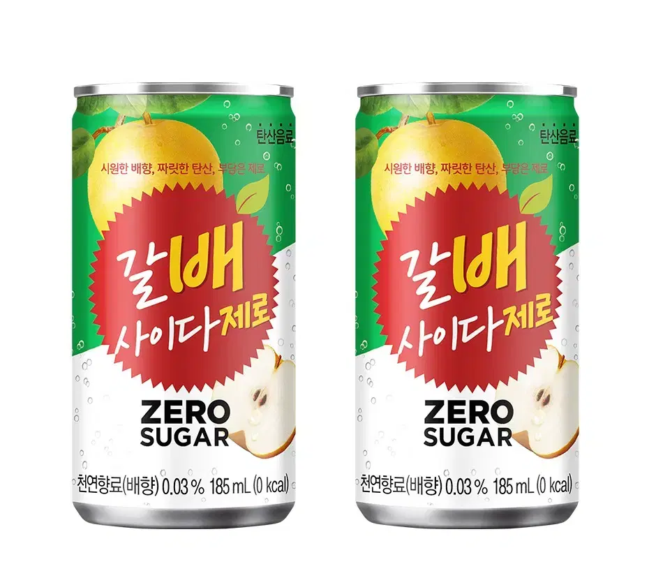 무료배송-갈배사이다 제로 185ml 30캔 갈아만든배