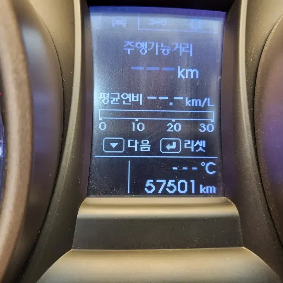 1497. 싼타페 DM 주행 계기판 94003-2W00057501km