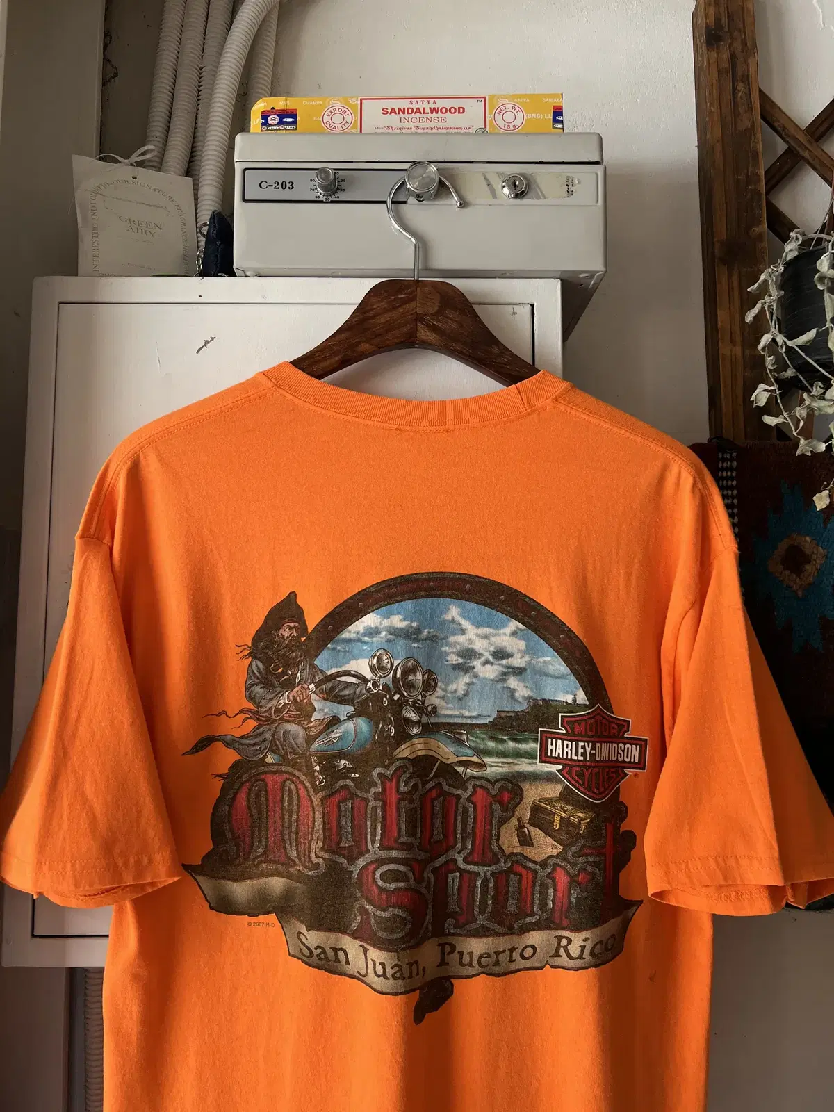 [L]Harley-Davidson USA San Juan Chapter Printed T-Shirt