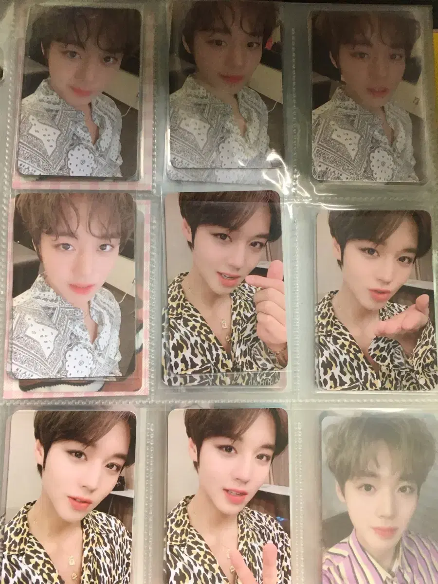 Park Jihoon's birthday photocard is for sale.