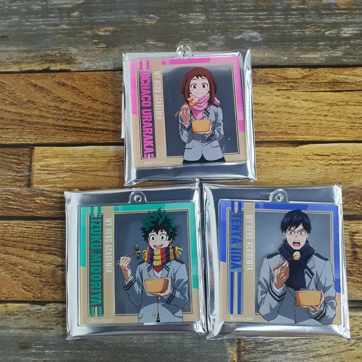 Midoriya Irkutsk Deku Iida Tenya Uraraka Ochako Acrylic Keyring Odeng Version