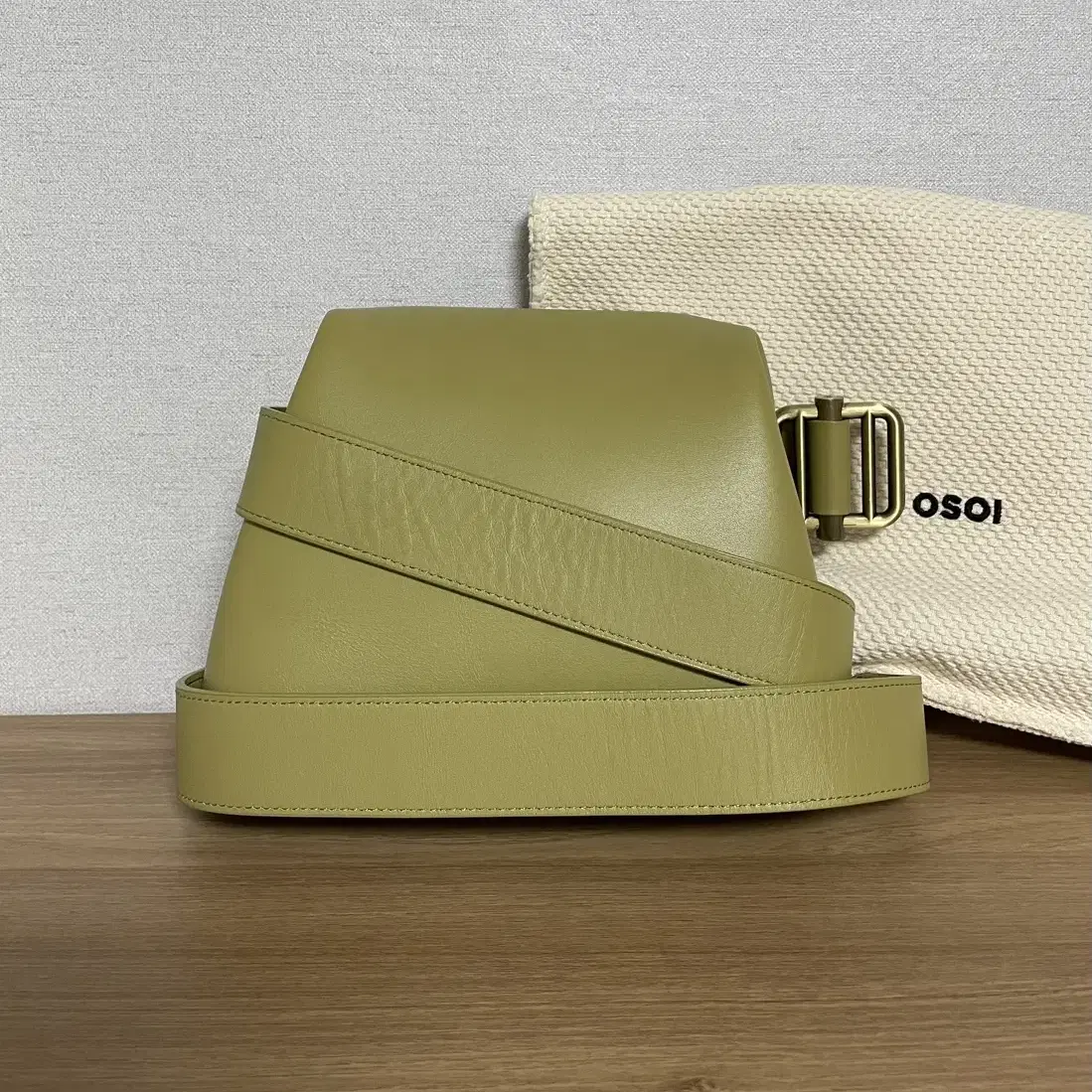 [5회 미만 사용] OSOI Mini Brot(Olive Green) 오