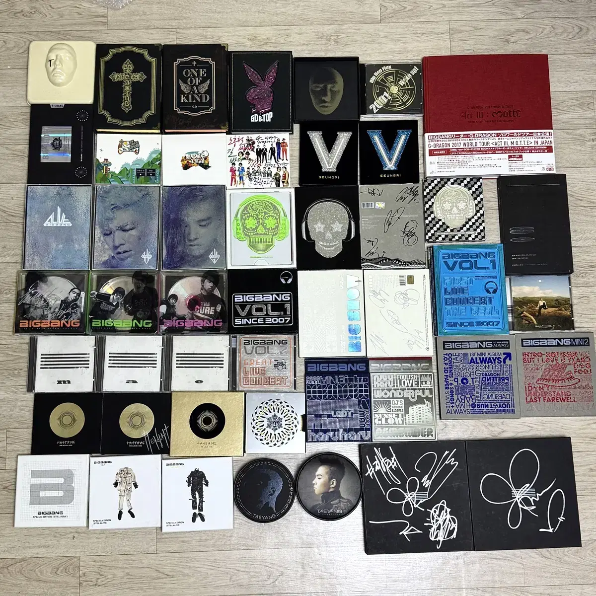 BIGBANG album Former home G-Dragon taeyang Muje Daesung signed autographs, etc.