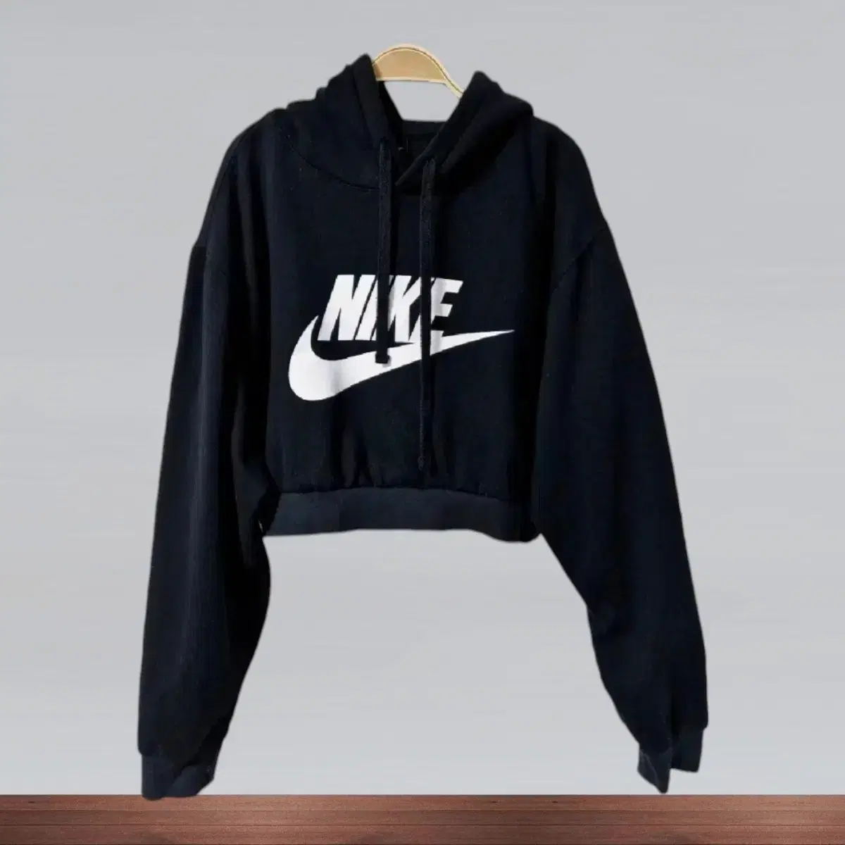 Nike Women's Cropped Long Sleeve Brushed Hoodie