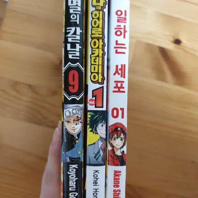 (일괄)만화책 싸게 급처합니다! 귀멸의 칼날, 일하는 세포, 나히아