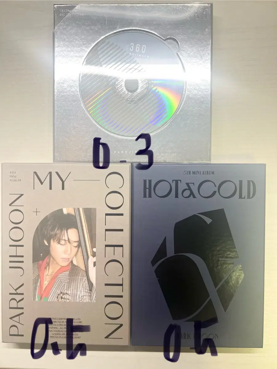 Park Jihoon Nitro,360,HOT&COOL album sells