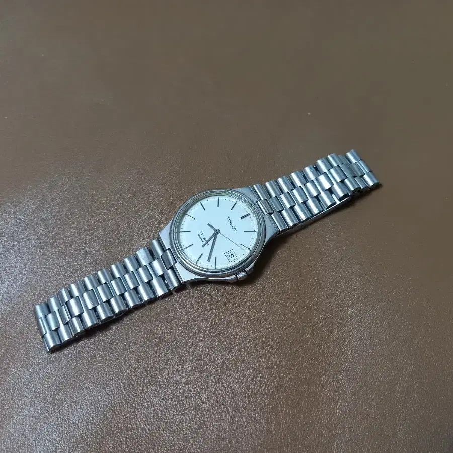 TISSOT 시계 빈티지 씨스타 쿼츠 남성용 스틸