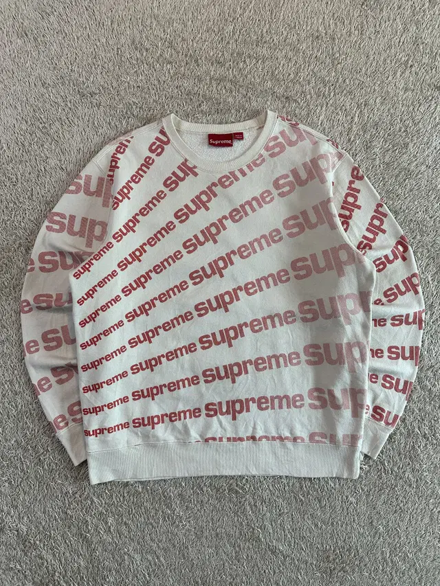 [M] 20SS 슈프림 SUPREME RADIAL LOGO 맨투맨